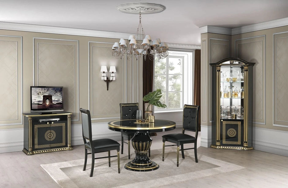 New Aurora Italian High Gloss Single Doors Cabinet / Vitrine H2O Design