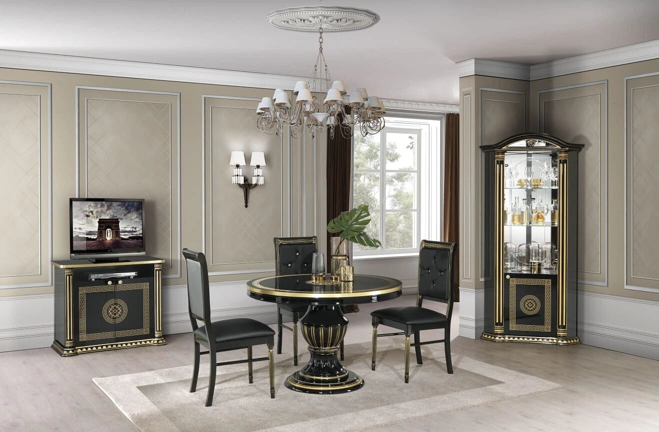 New Aurora Italian High Gloss Single Doors Cabinet / Vitrine H2O Design