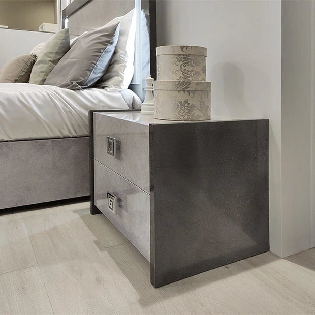 New Luxury Debora Italian 4Door Wardrobe Bedroom Set Grey STM Design Offer Price