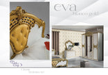 BEAUTIFUL EVA ITALIAN 6 DOORS BEDROOM SET (6Pcs) SPECIAL OFFER WHITE/GOLD