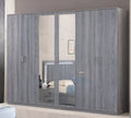 New Nicole Grey High Gloss Luxury Italian Bedroom Set BY BEN COMPANY ITALY