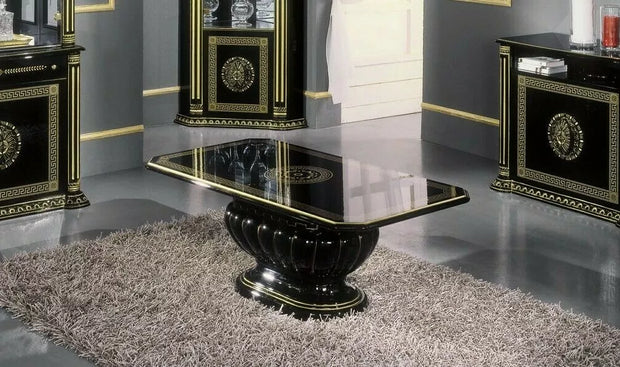 ROSELLA ITALIAN HIGH GLOSS BEIGE & GOLD COFFEE TABLE H2O Classic DESIGN £399
