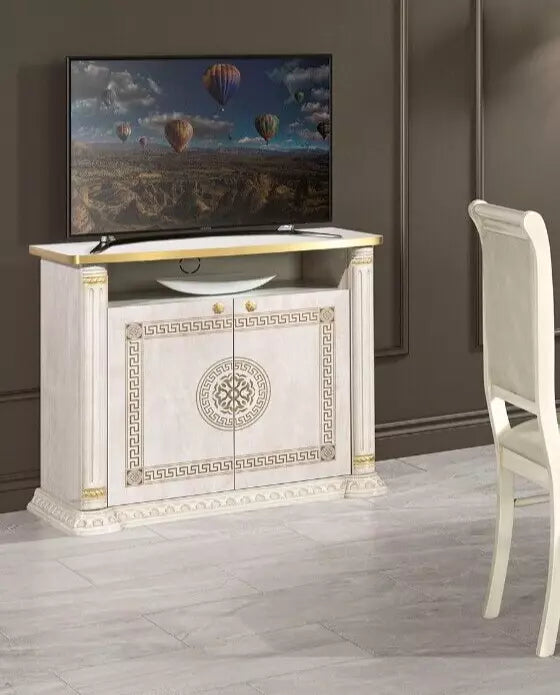 Aurora Italian High Gloss New Color Beige/Gold HiFi UNIT H2O Classic Design