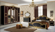 Borroco Italian High Gloss Bedroom Set with 4 Doors Wardrobe £999