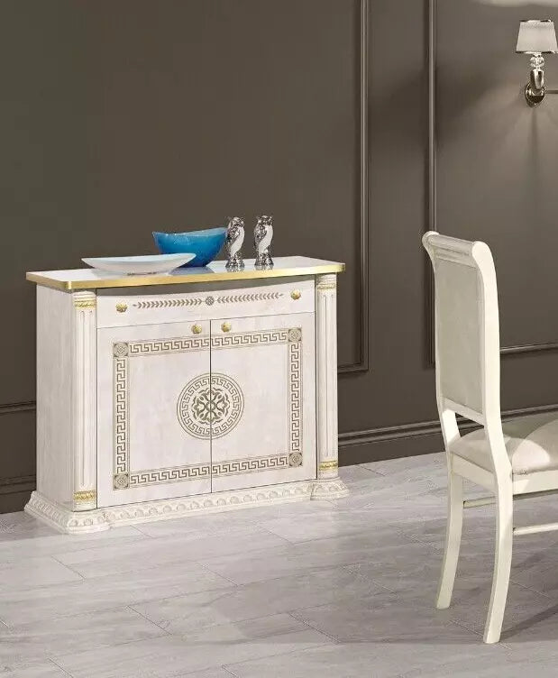 Aurora Italian High Gloss New Color Beige/Gold HiFi UNIT H2O Classic Design