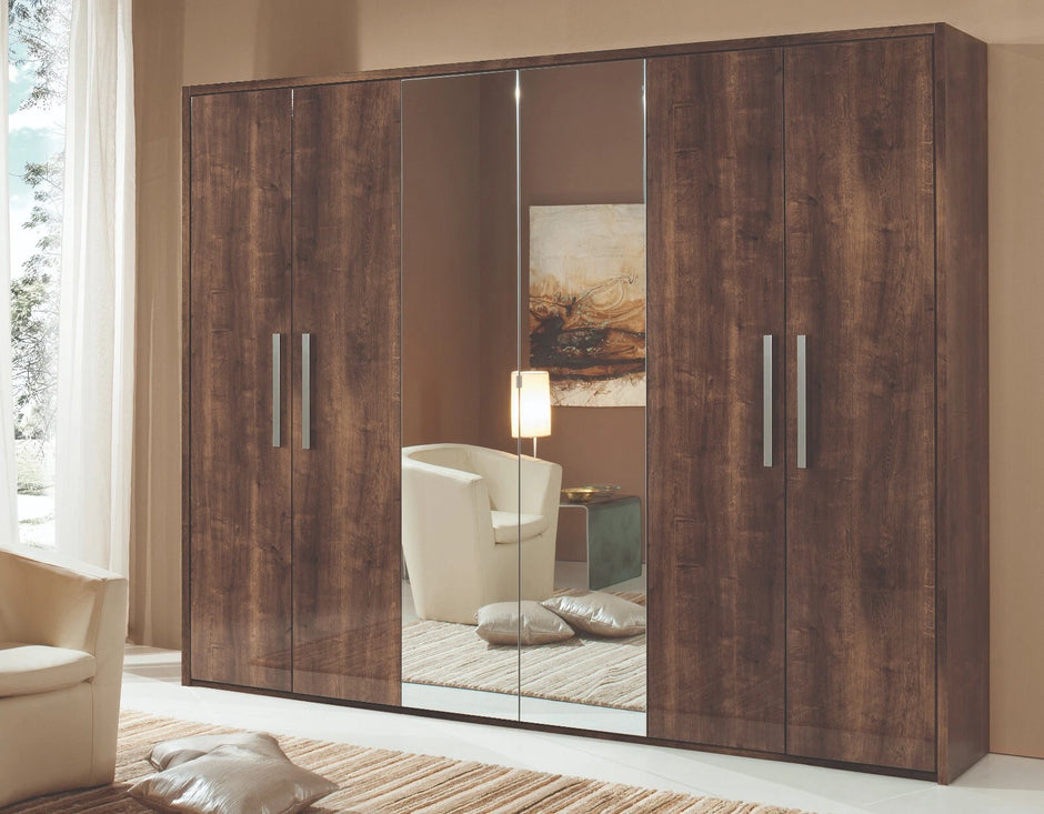 New Luxury Bella White Italian Bedroom Set + 4 Door Wardrobe H2O Design £1849