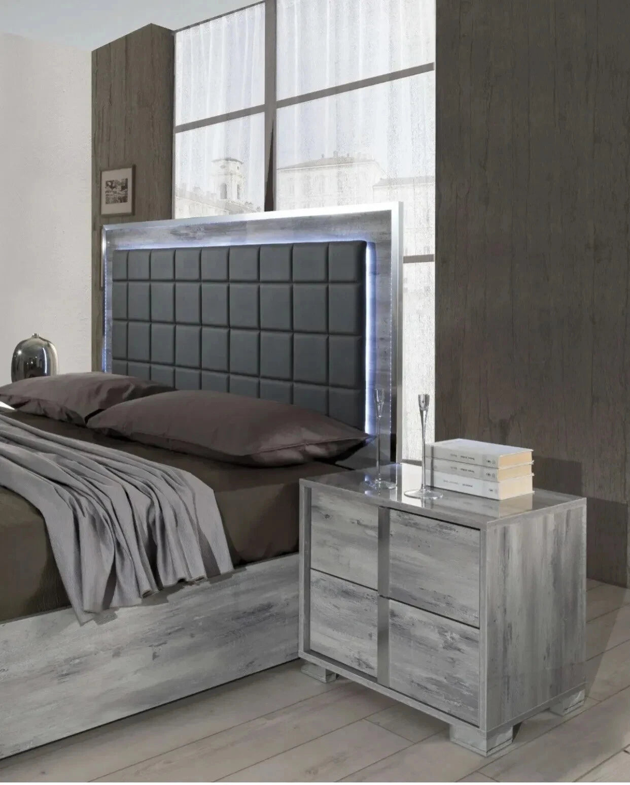New Luxury Serena Italian Bedroom Set (RRP £2499 OUR PRICE £1999) H2O Design