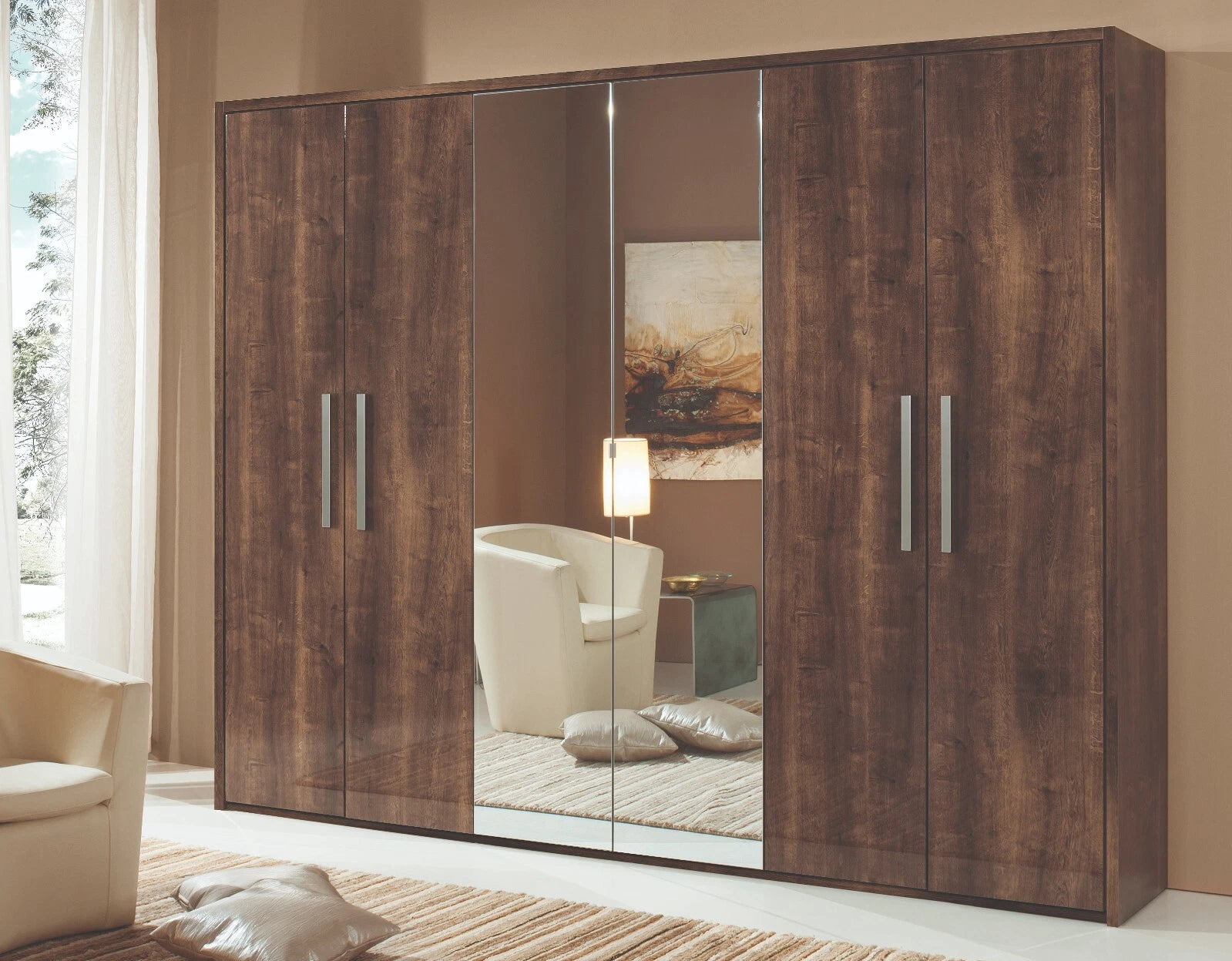 New Luxury Bella Italian Bedroom Set with 4 Door Wardrobe H2O Design Rover Monte