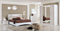 Luxury Vanessa Italian 4 Door Wardrobe Bedroom Set Modern Design Xmas Discount