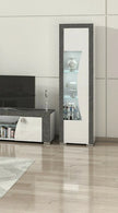 Linux Grey/White Italian H/Gloss Lounge/Living Room Furniture From San Martino