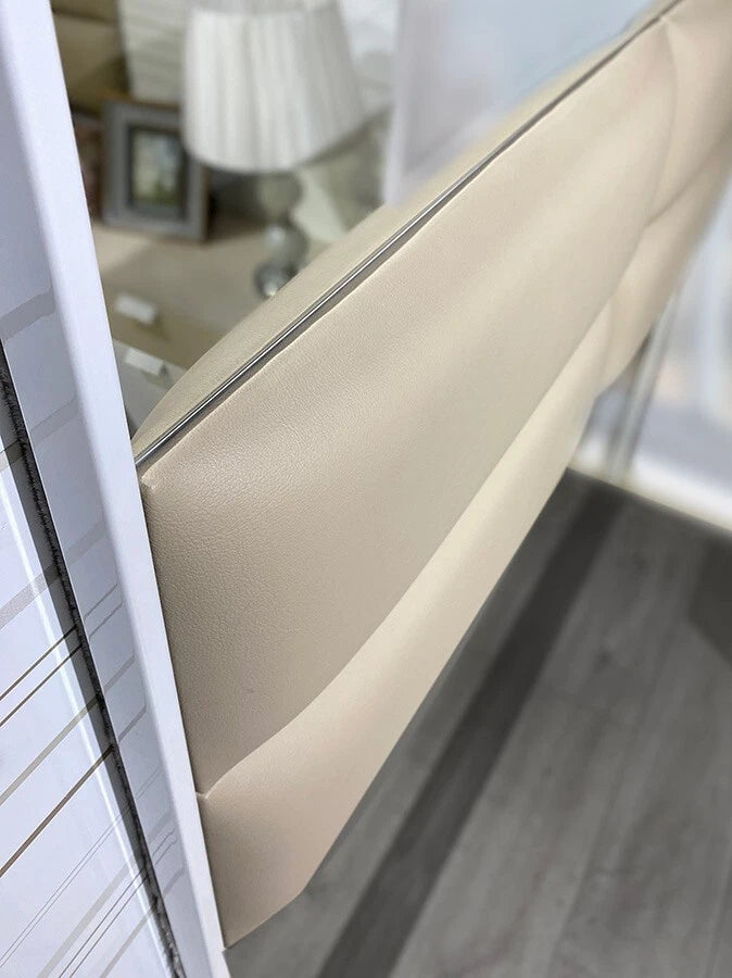 Beautiful SVETLANA Italian Bedroom Set Beige with (LARGE SLIDING WARDROBE)