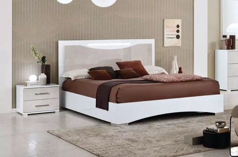 Luxury Vanessa Italian 4 Door Wardrobe Bedroom Set Modern Design Xmas Discount