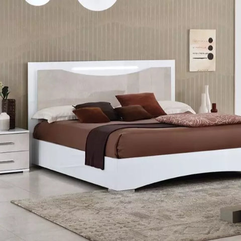 Luxury Vanessa Italian 4 Door Wardrobe Bedroom Set Modern Design Xmas Discount