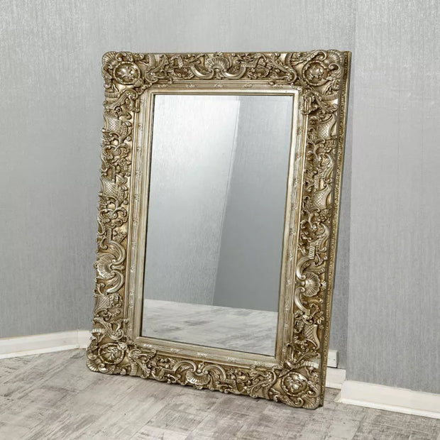 Antique Wall Mirror 90x120cm Gold