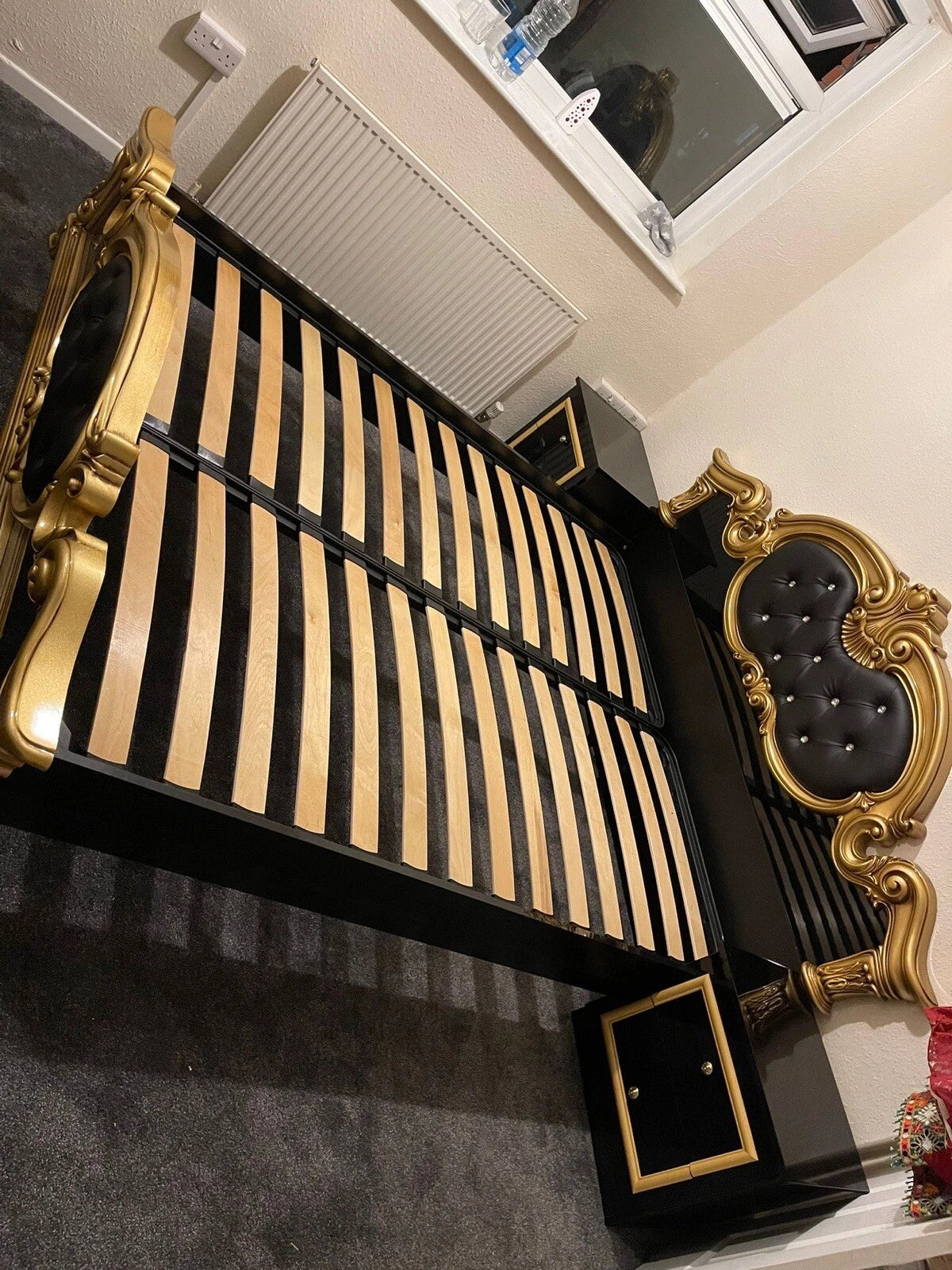 Borroco Italian High Gloss Bedroom Set with 4 Doors Wardrobe £999