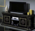 Rosella Versa Design ITALIAN Black and Gold Corner Vitrine Cabinet H2O Design