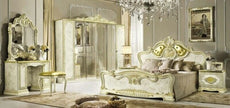 Leonardo Italian Ivory/Gold Bedroom Set or Separatly Items by Camel Group Italy