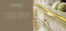 Luxury Leonardo Italian Bedroom Furniture set Ivory-Gold Camel Group-OFFER £2699