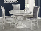 New Design Aurora Large Ext-Dining +6 Chairs Grey / Silver by H2O Design