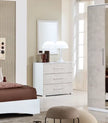 Luxury Vanessa Italian 4 Door Wardrobe Bedroom Set Modern Design Xmas Discount