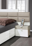 Beautiful SVETLANA Italian Bedroom Set Beige with (LARGE SLIDING WARDROBE)