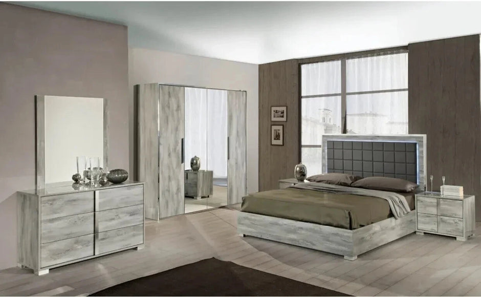 New Luxury Serena Italian Bedroom Set (RRP £2499 OUR PRICE £1999) H2O Design
