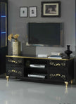 Sofia Italian Black/Gold C/Table,TV, 1 or 2 Doors Italian Furniture Ben Comp