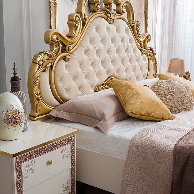 New Luxury Stunning Grace Italian High Gloss Bedroom Set with 6 Doors Wardrobe