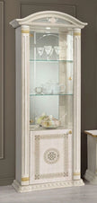 New Aurora Italian High Gloss Single Doors Cabinet / Vitrine H2O Design