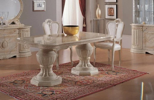 Ben Company Onyx Betty Italian Large Extendable Dining Table +6 Chairs Now £1899