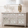 Hampton Beach 3 Drawer 3 Door Wood Large Sideboard Cabinet