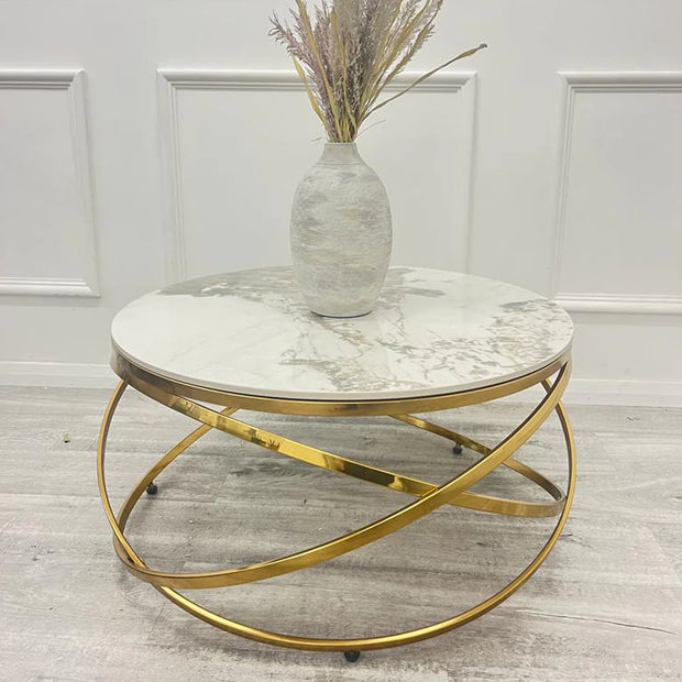 Spiro Contemporary Pandora sintered stone Coffee Table