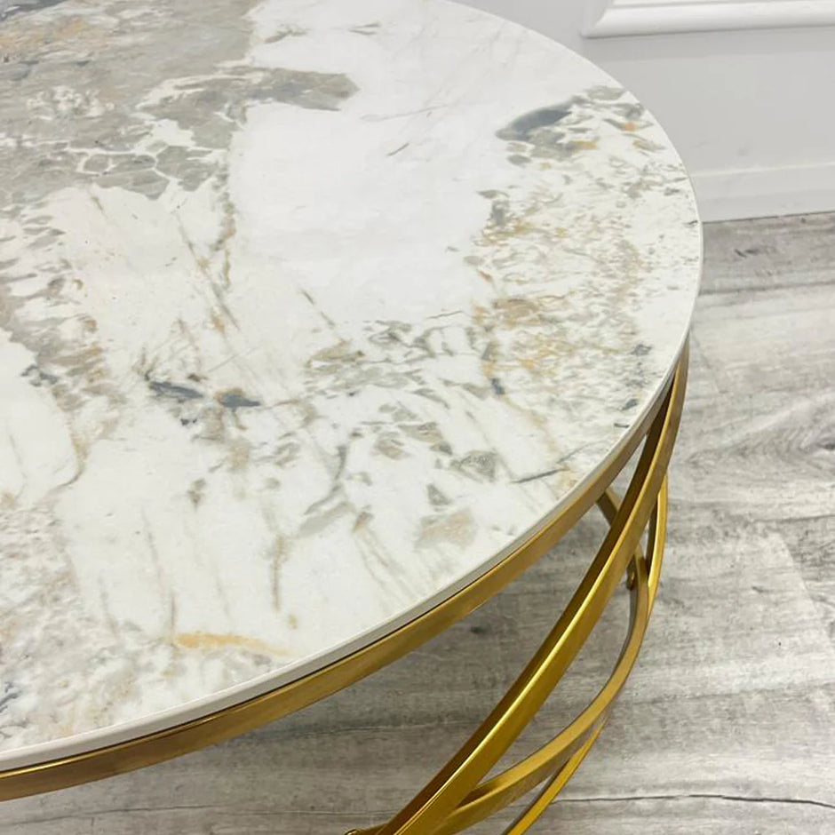 Spiro Contemporary Pandora sintered stone Coffee Table