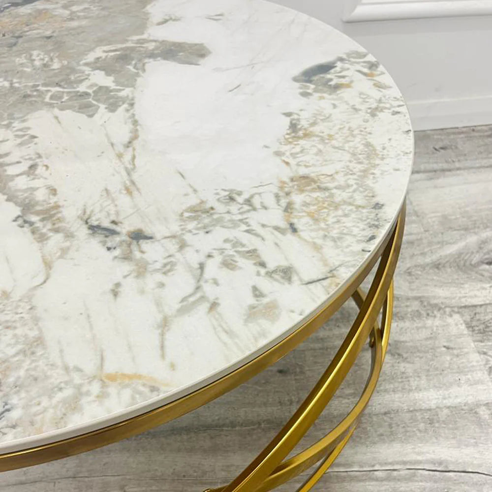 Spiro Contemporary Pandora sintered stone Coffee Table