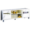 Ben Company Vittoria Italian Single Doors Display Unit and Plasma Large TV stand set white